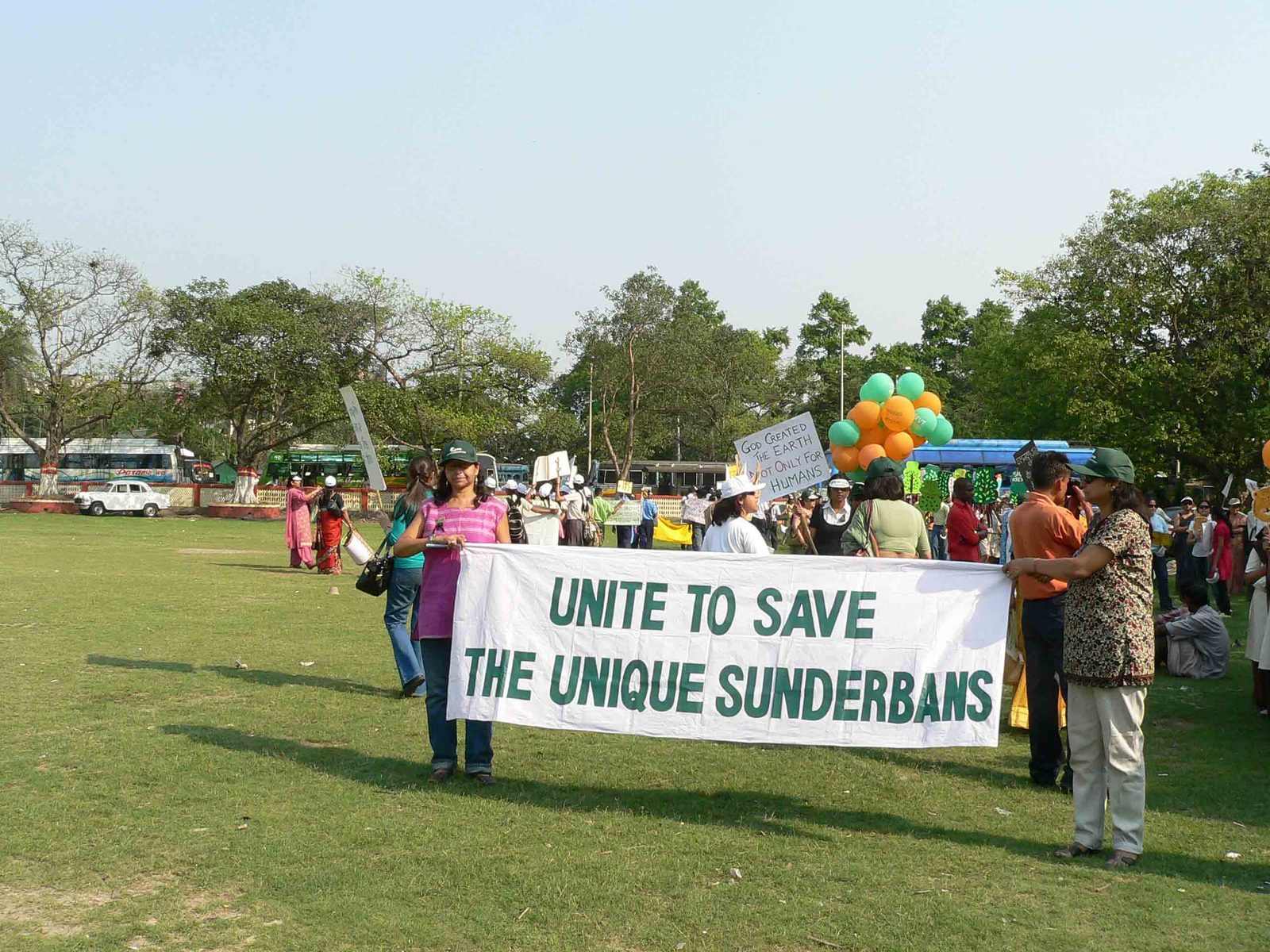 Save the Sunderbans, Shahid Minar to Eliot Park, Kolkata
